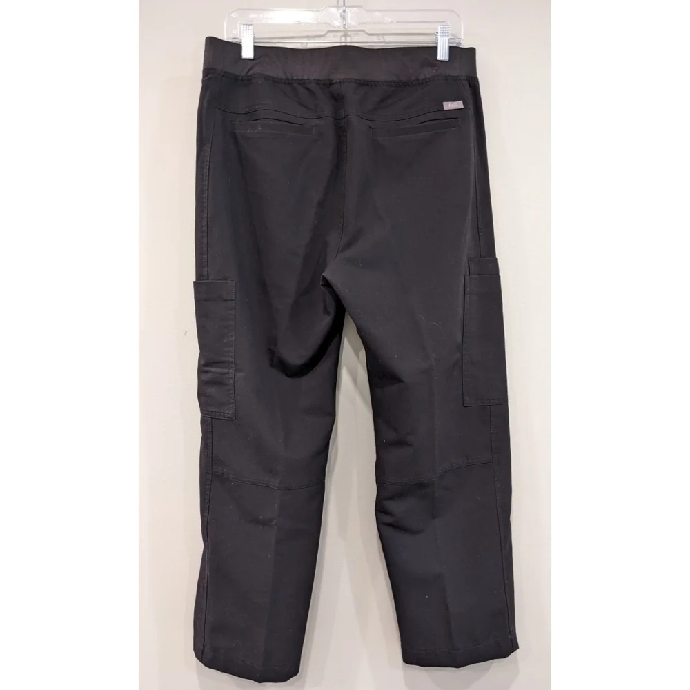 Figs Technical Collection Axim Cargo Scrub Pants in Black Size Large